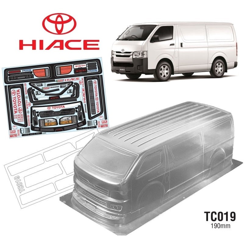 Team C TC019 1/10 TOYOTA HIACE VAN 190MM Wide