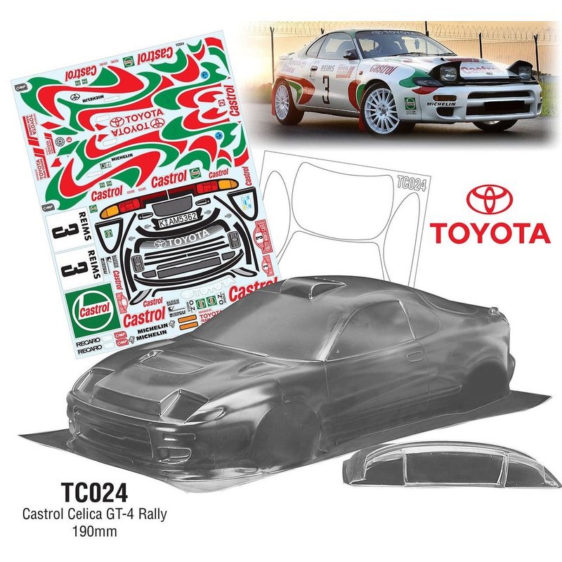 Team C TC024 1/10 CELICA GT-4 RALLY 190mm Wide