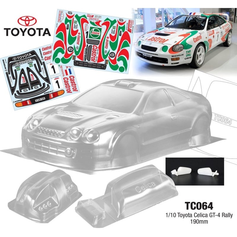 Team C TC064 1/10 Toyota Celica GT-4 Rally 190mm by Team C