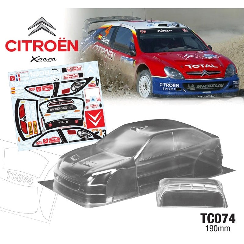 Team C TC074 1/10 CITROEN XSARA WRC 190mm Wide