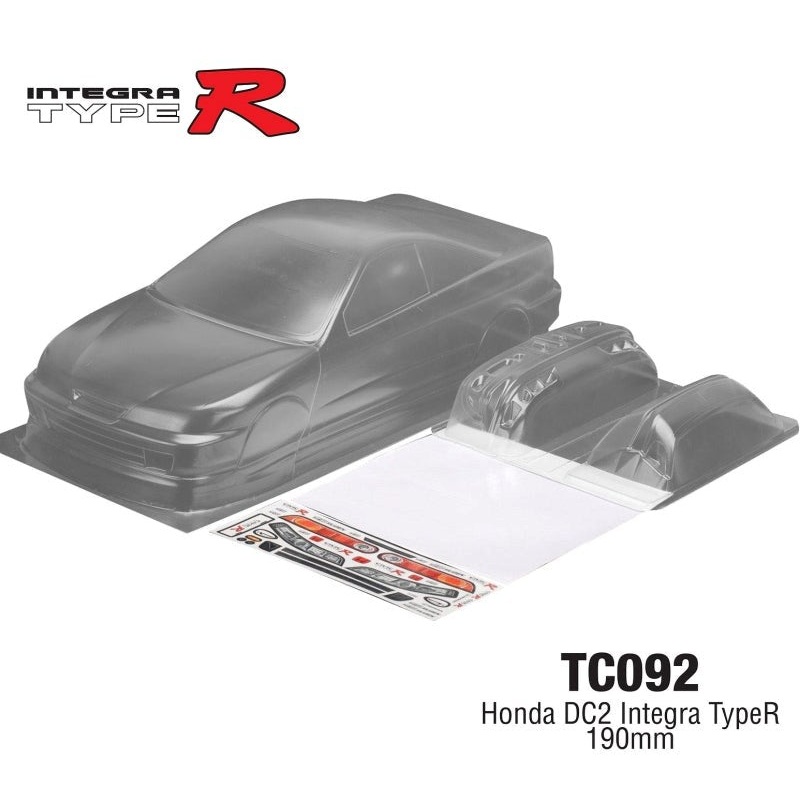 Team C TC092 1/10 Honda DC2 Integra TypeR 190mm