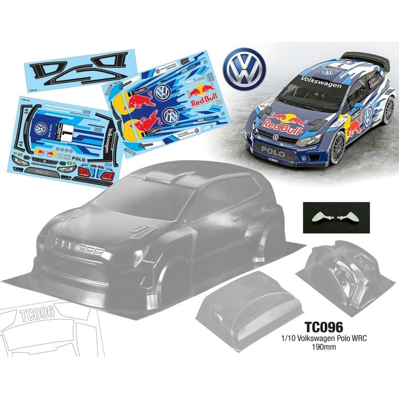 Team C TC096 1/10 Volkswagen Polo WRC 190mm Wide