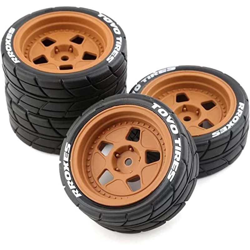 Team C TC872 1/10 HOONICORN TIRE SET (BROWN)