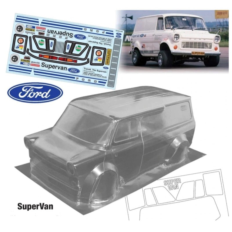 Team C TM315 1/10 MINI 1965 Ford SUPER VAN WB 225mm