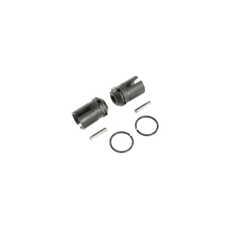 TLR LOSI LOS252090 F/R Center Drive Dogbone Coupler (2): 5ive-T 2.0