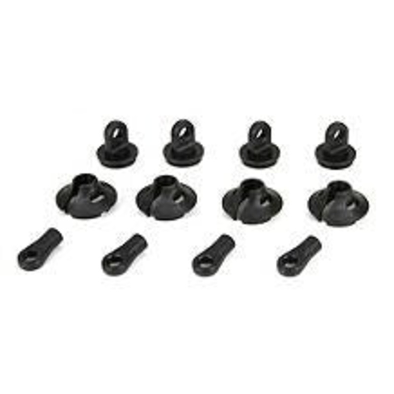 TLR LOSI LOS253006 Spring Cups/Clips/Shock Ends (2): 1:5 4wd DB XL