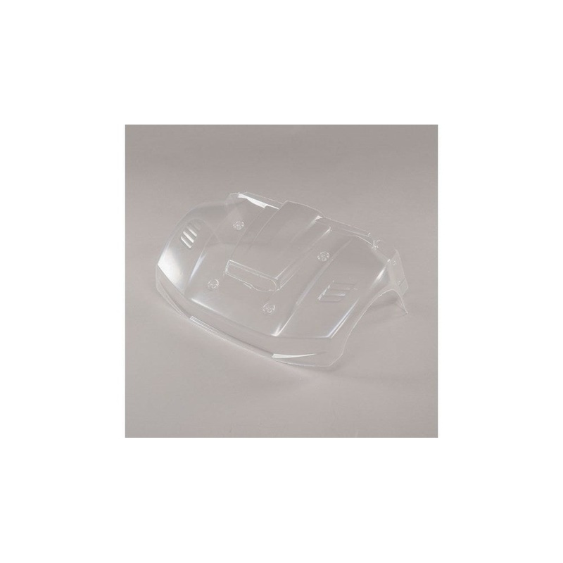 TLR LOSI LOS350005 Front Hood section Clear: 5ive-T 2.0