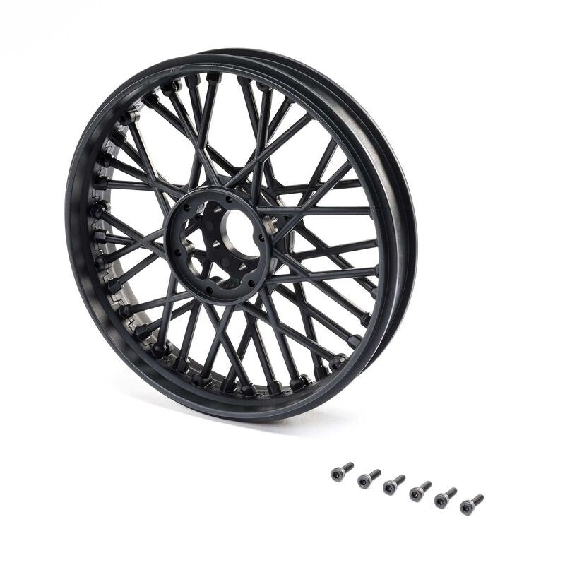 TLR LOSI LOS46000 Front Wheel Set Black: Promoto-MX