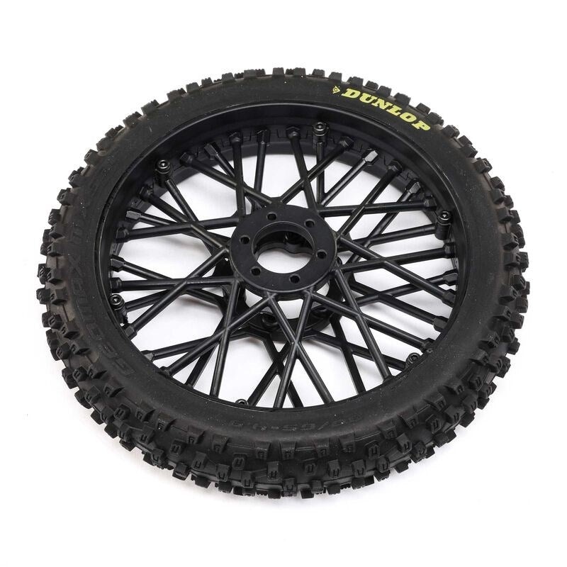 TLR LOSI LOS46004 Dunlop MX53 Front Tire Mounted Black: Promoto-MX
