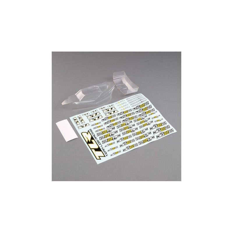 TLR LOSI TLR230012 Lightweight Body & Wing Clear: 22 5.0