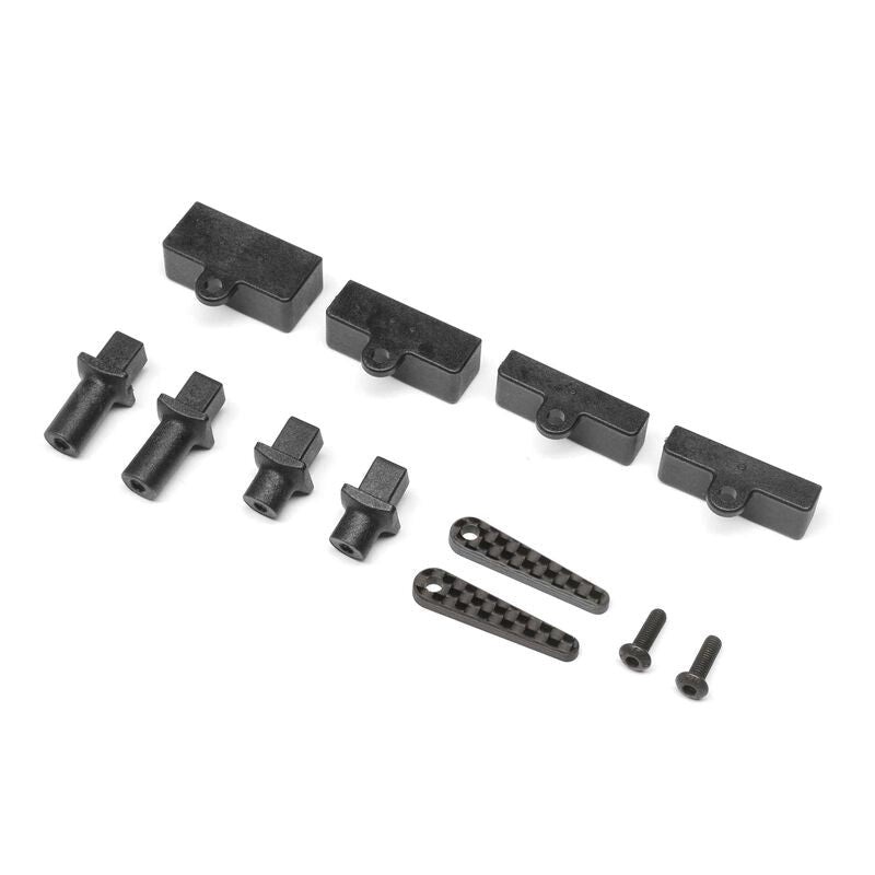 TLR LOSI TLR231102 Carbon Tab Battery Mount Set: 22X-4