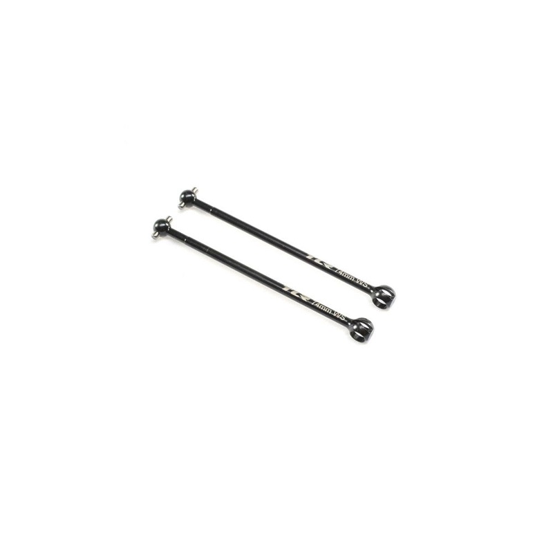 TLR LOSI TLR232104 CVA Driveshaft Bone 74mm(2): 22X-4