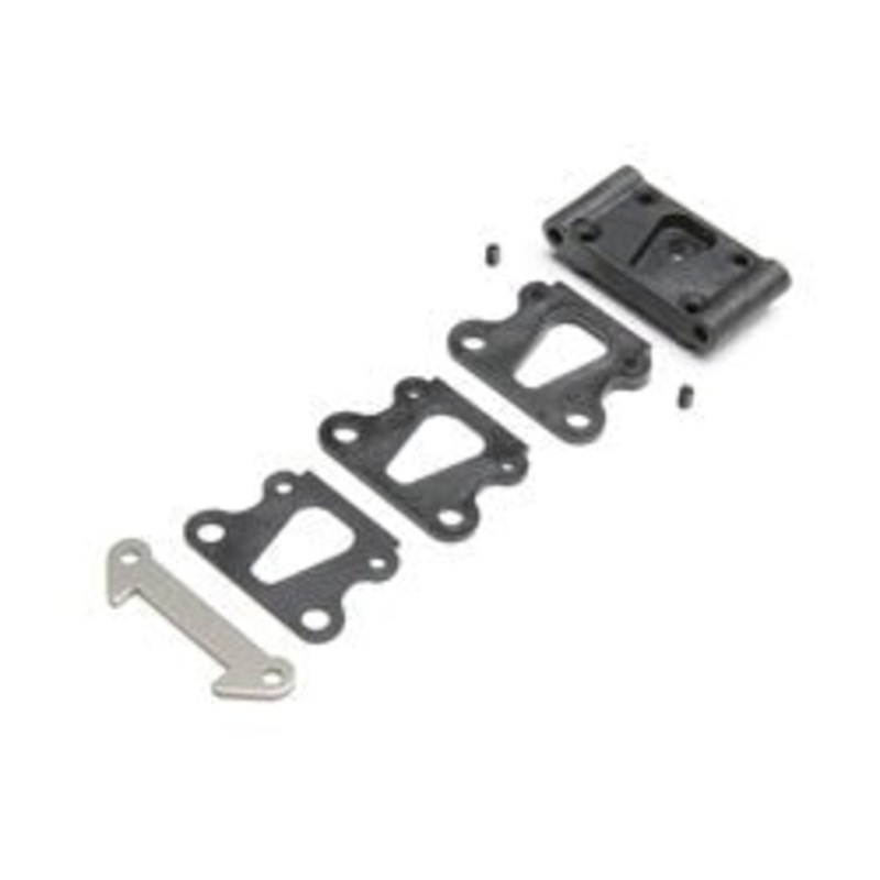 TLR LOSI TLR234109 Front Pivot w/Brace & Kick Shims: All 22