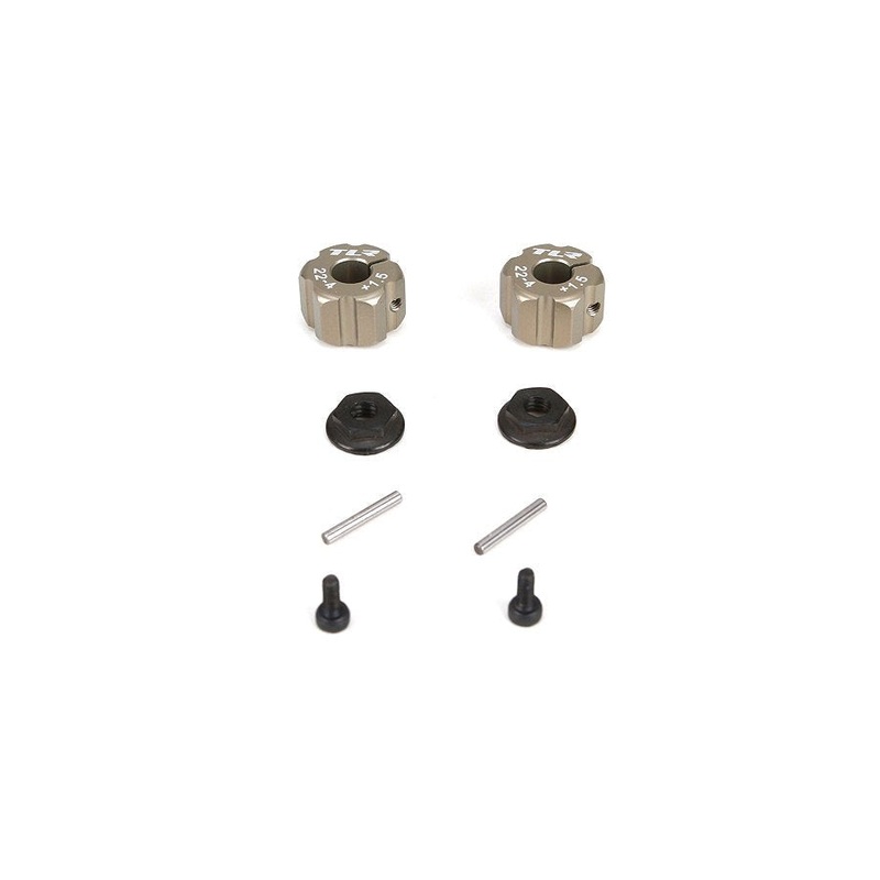 TLR LOSI TLR332011 Rear Hex +1.5mm Width Alum: 22-4