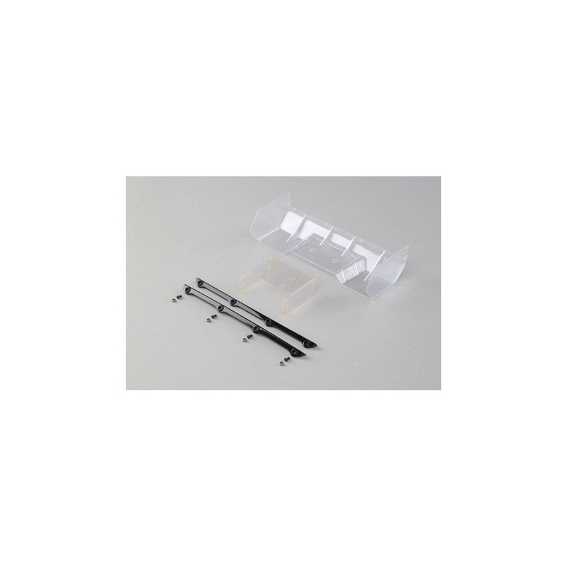TLR LOSI TLR340004 Polycarbonate Wing Pre CutClear: 8/E/T 4.0