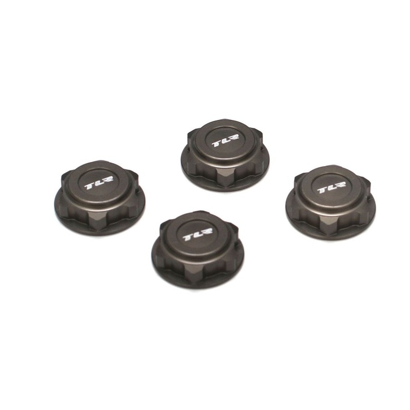 TLR LOSI TLR3538 Covered 17mm Wheel Nuts Alum: 8B/8T All