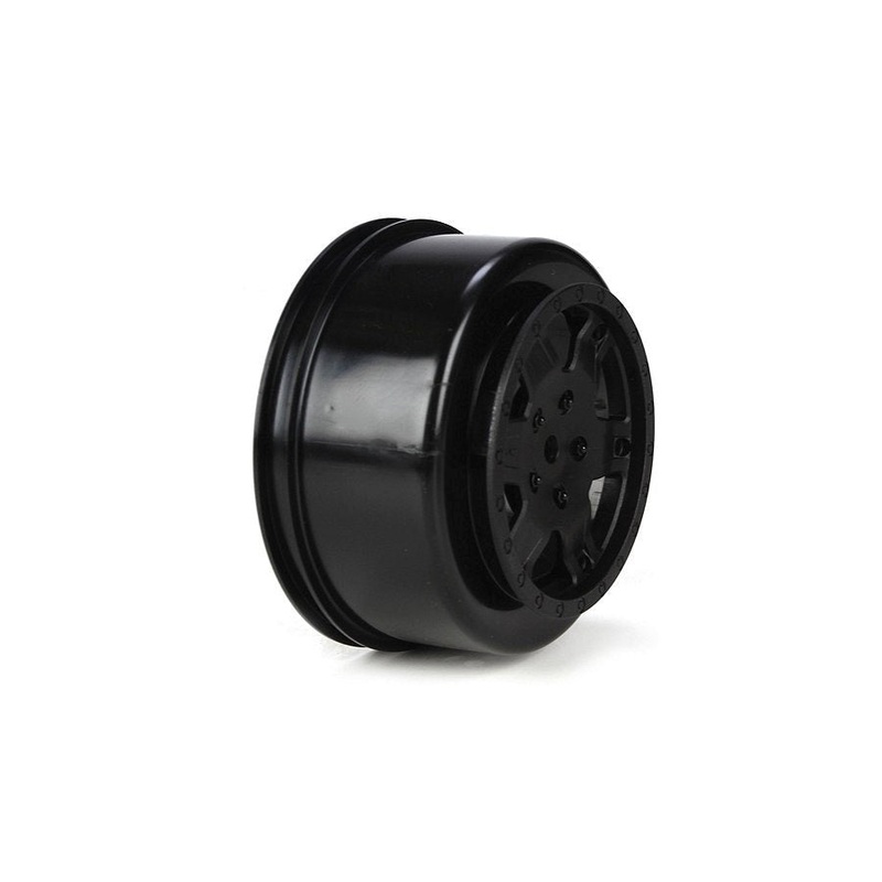 TLR LOSI TLR7011 Wheel Black (2): 22SCT