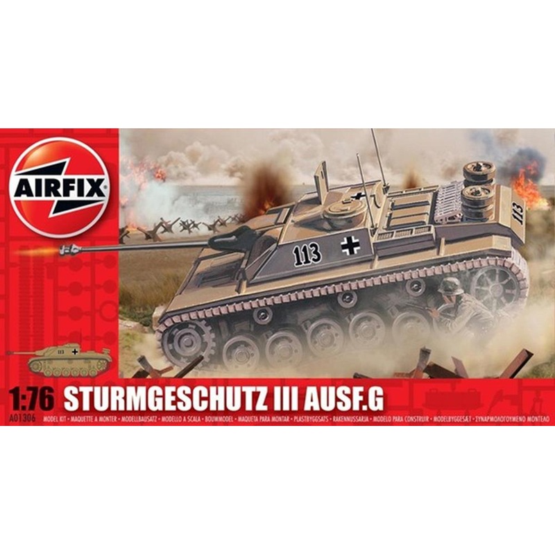 Airfix 01306V 1/76 Vintage Classics: StuG III 75mm Assault Gun