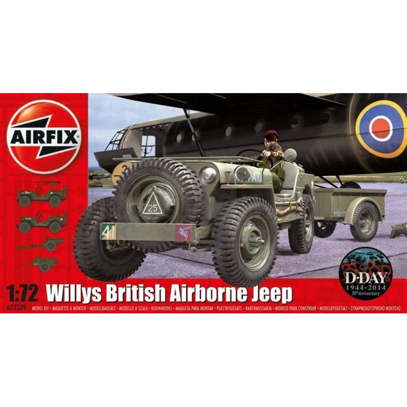 Airfix 02339 1/72 Willys Jeep & Trailer