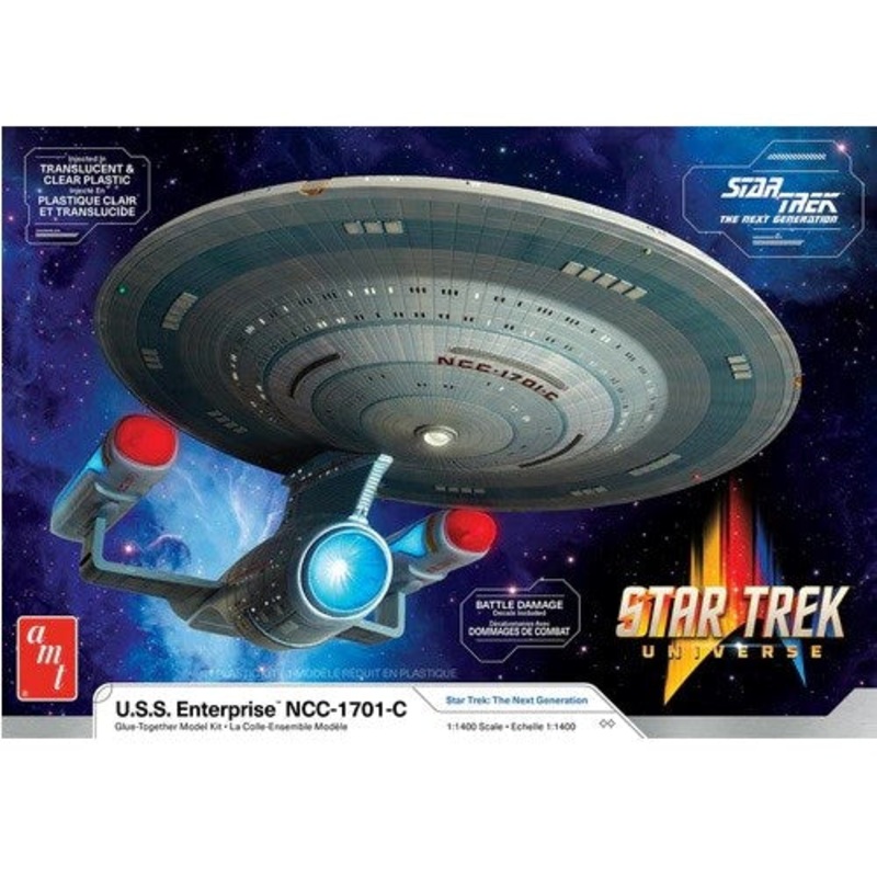 AMT 1332 1/1400 ST USS Enterprise 1701C