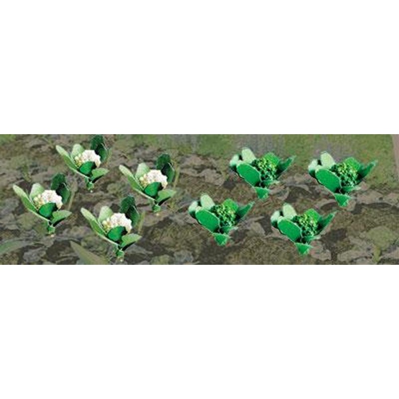 JTT Scenery 95529 HO: 9.5mm Broccoli Cauli (20)