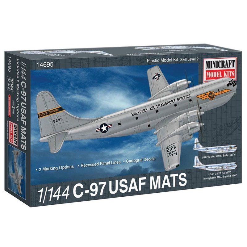 Minicraft Model Kits 14695 1/144 C-97 USAF MATS
