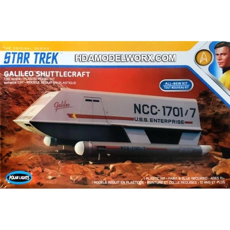 Polar Lights 909 1/32 Galileo Shuttlecraft – Star Trek: The Original Series