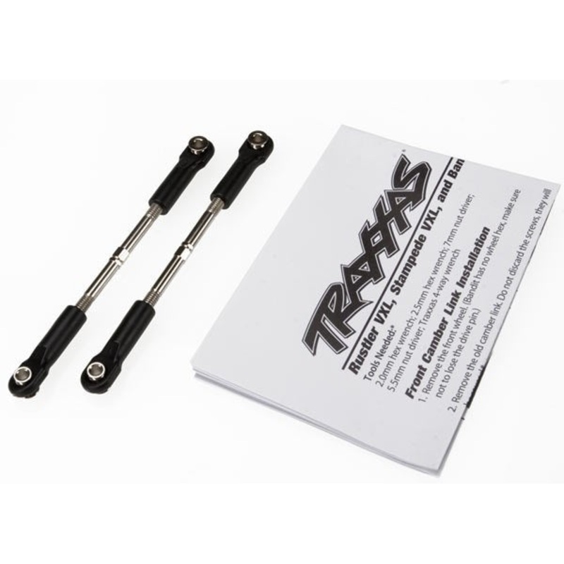Traxxas 3645 – Turnbuckles Toe Link 61Mm (96Mm Center To Center) (2) (assembled with rod ends and hollow balls) (fits Stampede)
