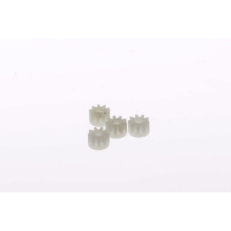 zScalextric W8100 Inline Pinion Gear 9-Tooth  (4 Pack)