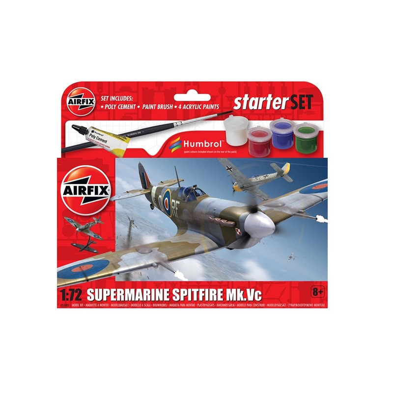 Airfix 55001 1/72 Small Starter Set Supermarine Spitfire