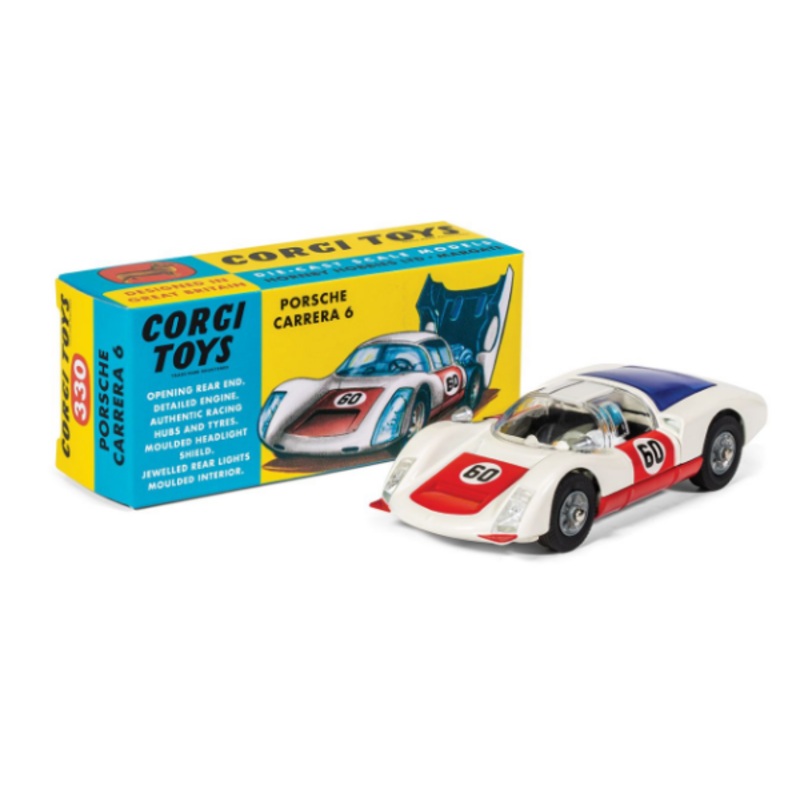 CORRT33001 Corgi Porsche Carrera 6 – Red & White