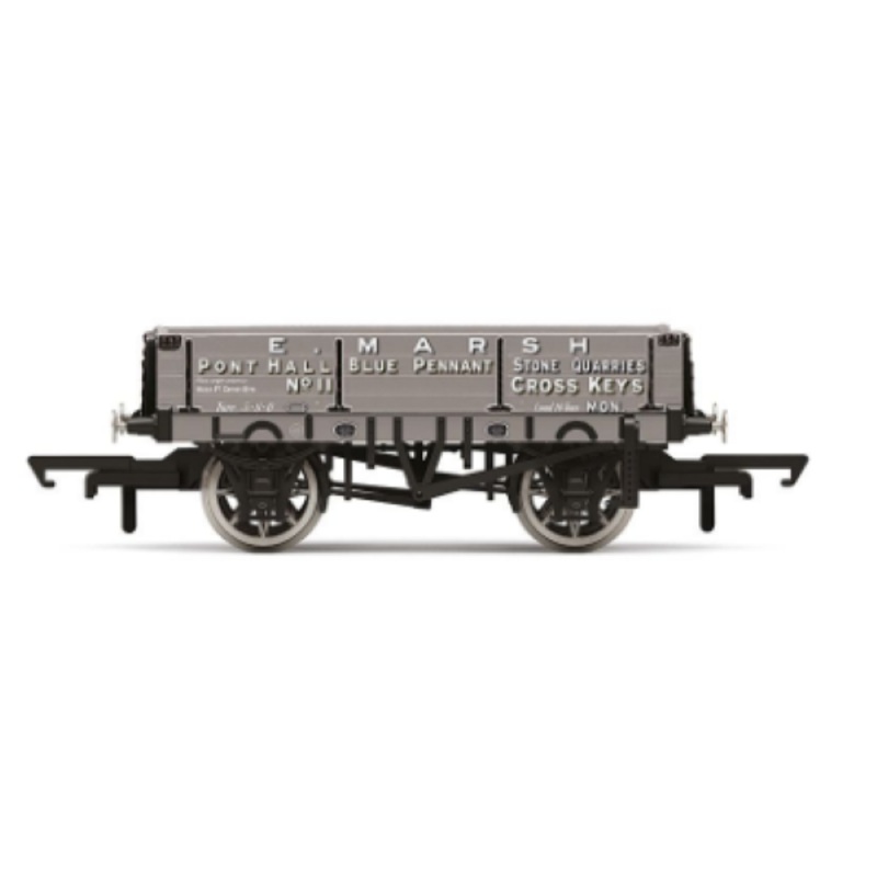 Hornby R60189 3 Plank Wagon E. Marsh – Era 3