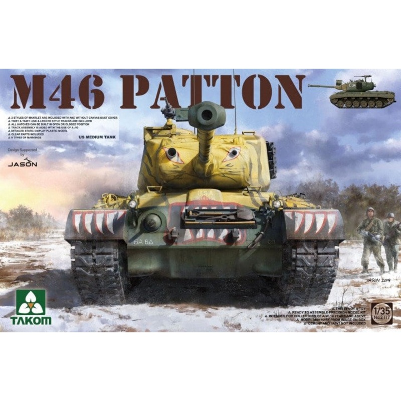 Takom 2117 1/35 US MEDIUM TANK M-46 PATTON