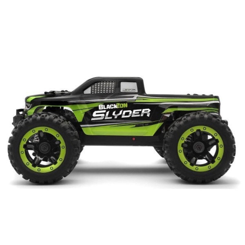 BlackZon 540100 1/16 4WD Slyder MT Electric Monster Truck RTR – Green