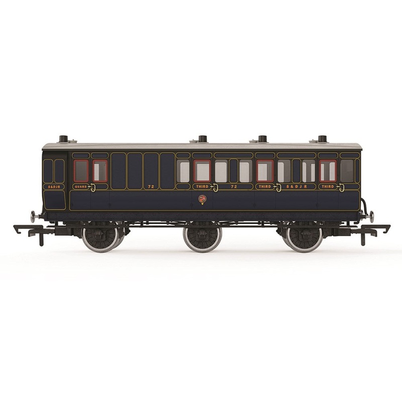 Hornby R40300 S&DJR 6WC 3rd CL. 72