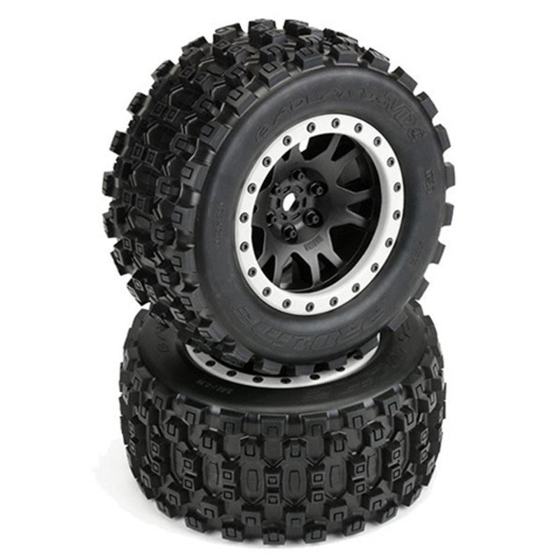 Pro-Line PRO1013113 Badlands MX43 Pro-Loc Mnt Impulse BlkGrey(2):XMX