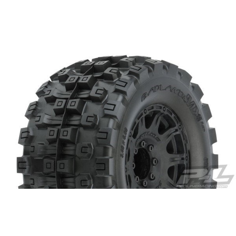 Pro-Line PRO1016610 Badlands MX38 HP 3.8 BELTD MTD Raid 8×32 17mm F/R