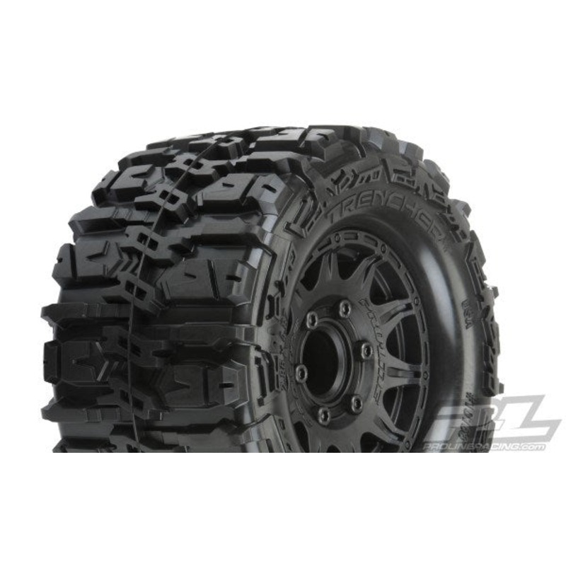 Pro-Line PRO1016810 Trencher HP 2.8 BELTED Tires MTD Raid 6×30 WhlsF/R