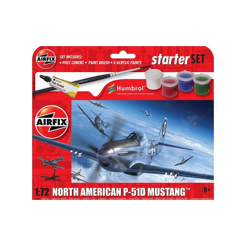 Airfix Starter Set 55013 1/72 North American P-51D Mustang