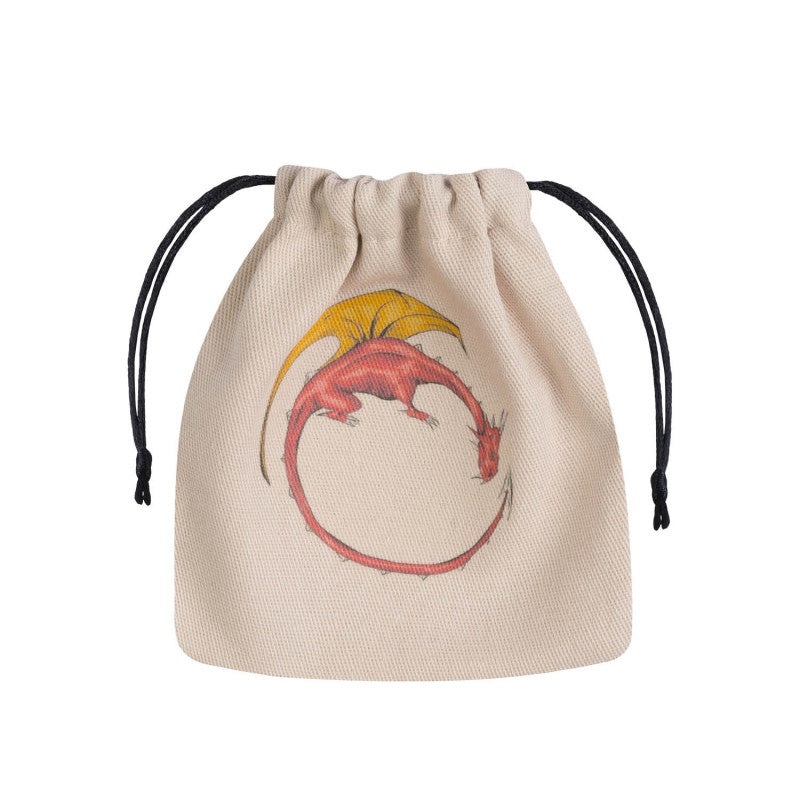 Q Workshop BDRA101 Dragon Beige & multicolor Dice Bag