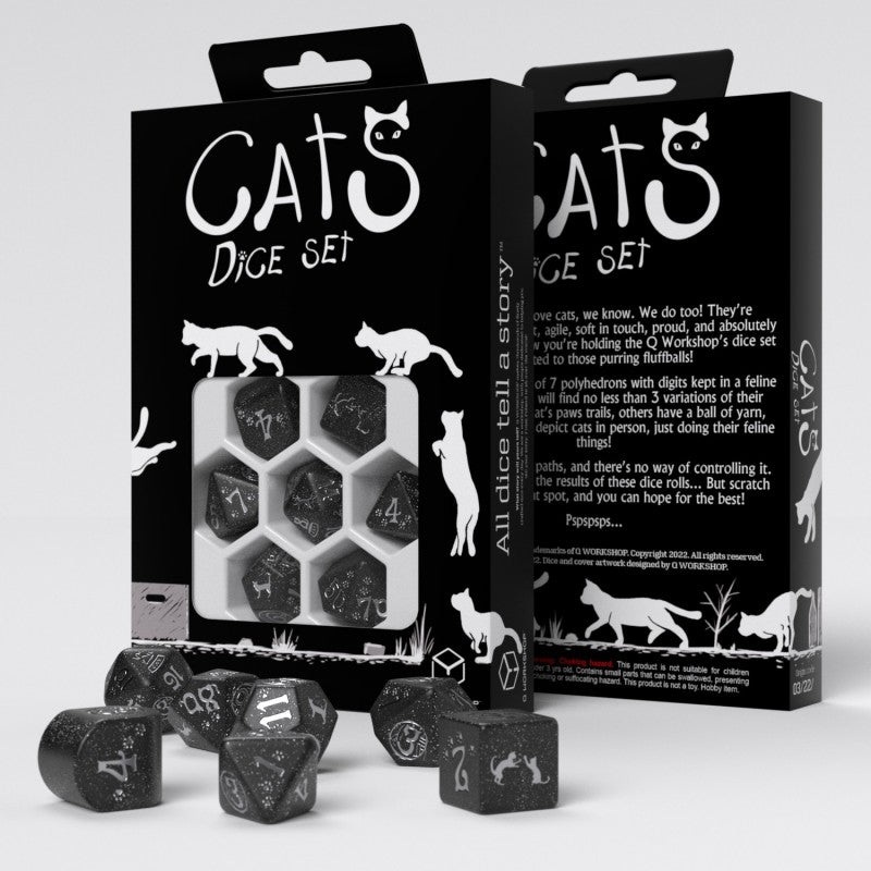 Q Workshop RCAT05 CATS Modern Dice Set: Waffle