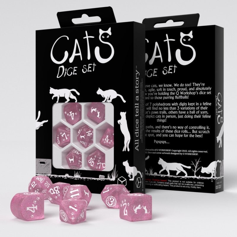 Q Workshop RCAT07 Cats Dice Set: Daisy