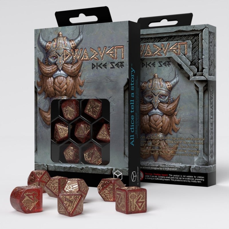 Q Workshop RDWA09 Dwarven Dice Set: Jewels