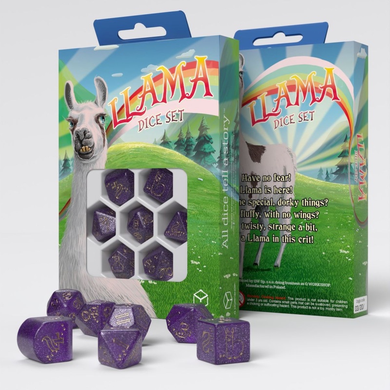 Q Workshop RLLA04 Llama Dice Set: Zippy