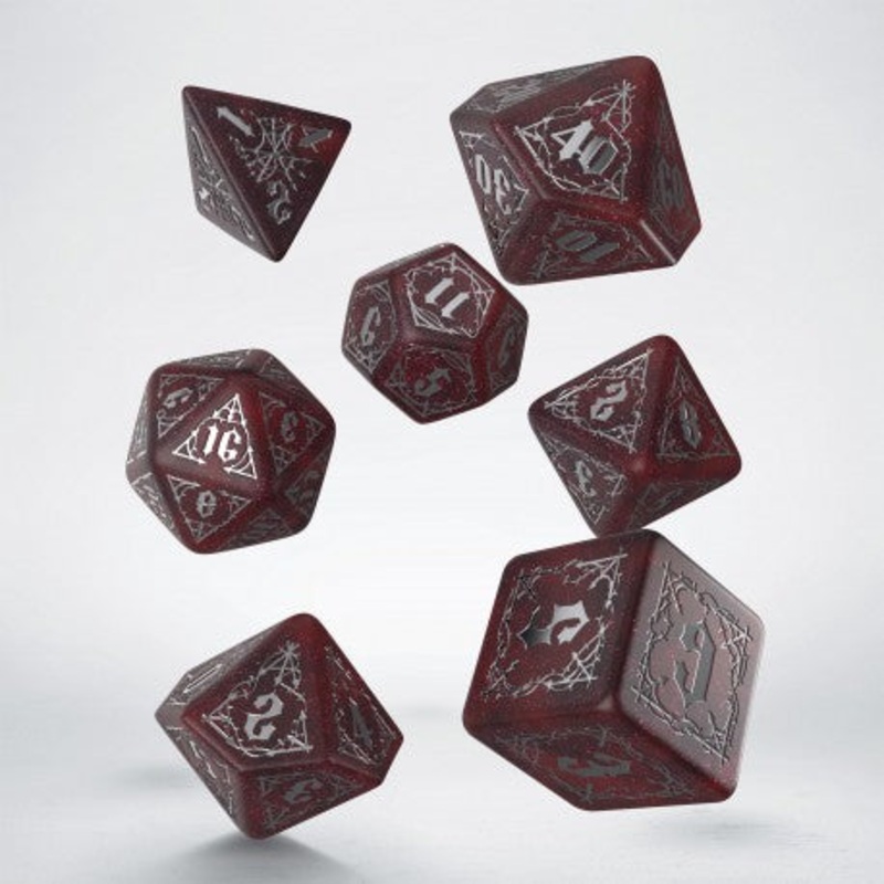 Q Workshop SBSU02 Bloodsucker Dice Set: Scarlet