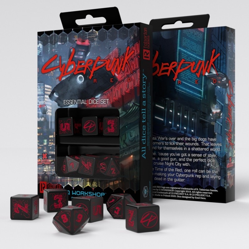 Q Workshop SCPE01 Cyberpunk Red: Night City Essential Set