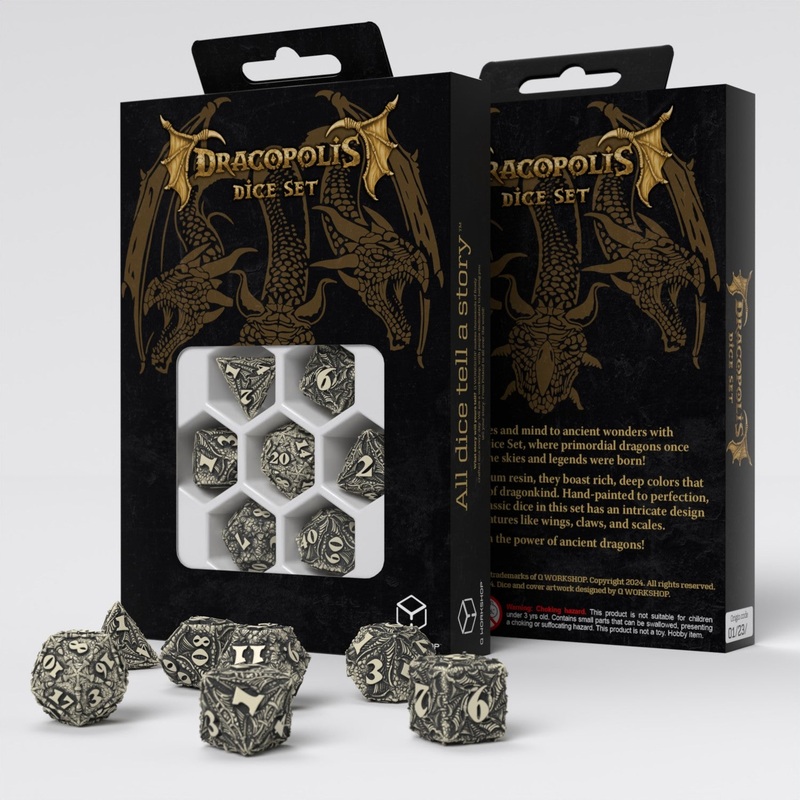 Q Workshop SDCP01 Dracopolis Dice Set The Scandinavian Blackfang