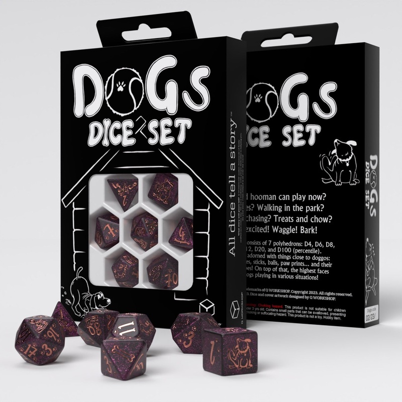 Q Workshop SDOG01 DOGS Dice Set: Luna