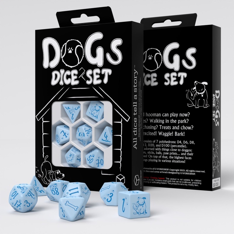 Q Workshop SDOG02 DOGS Dice Set: Max