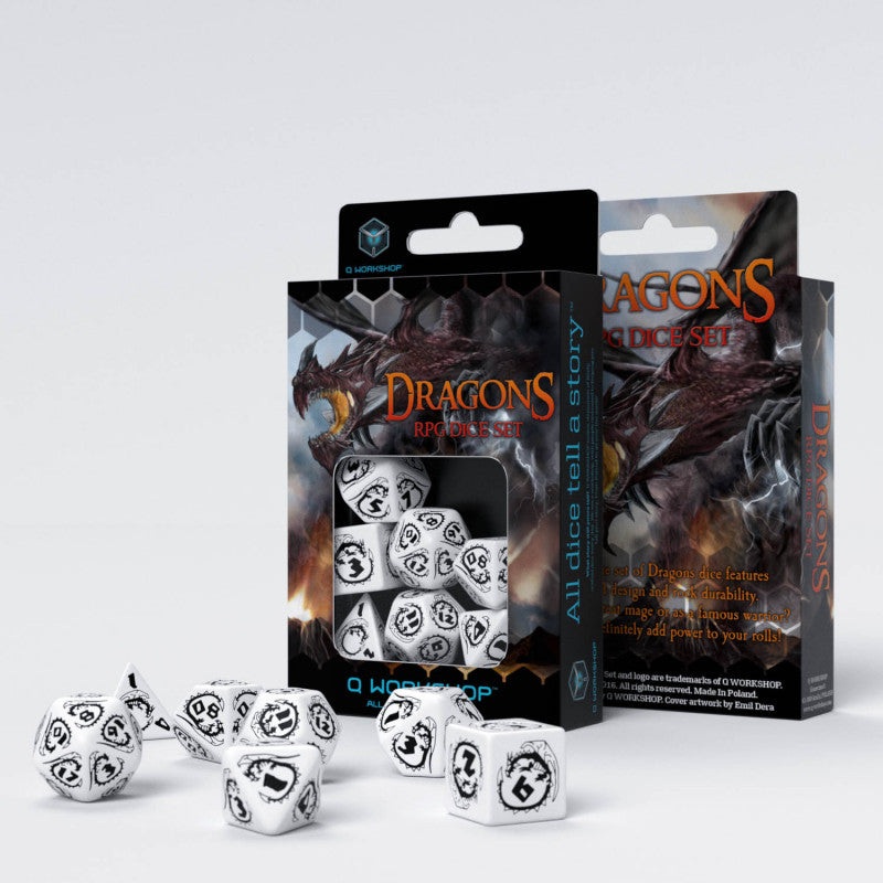 Q Workshop SDRA02 Dragons Dice Set: Opal